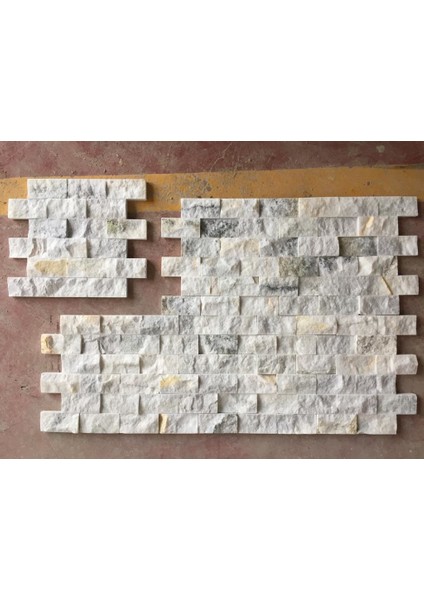 5X10Cm White Mix Doğal Taş Mermer Patlatma Mozaik Duvar Kaplaması fiyatları