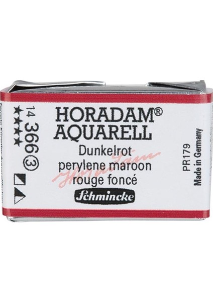 Horadam Artist Sulu Boya Tam Tablet 366 Perylene Maroon