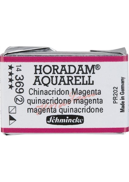 Horadam Artist Sulu Boya Tam Tablet 369 Quinacridone Magenta