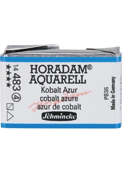 Horadam Artist Sulu Boya Tam Tablet 483 Cobalt Azure