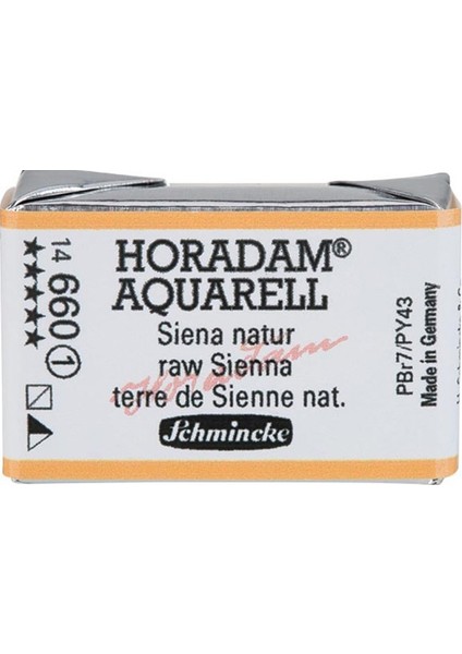 Horadam Artist Sulu Boya Tam Tablet 660 Raw Sienna