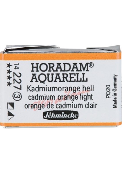 Horadam Artist Sulu Boya Tam Tablet 227 Cadmium Orange Light