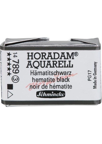 Horadam Artist Sulu Boya Tam Tablet 789 Hematite Black