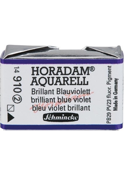 Horadam Artist Sulu Boya Tam Tablet 910 Brilliant Blue Violet