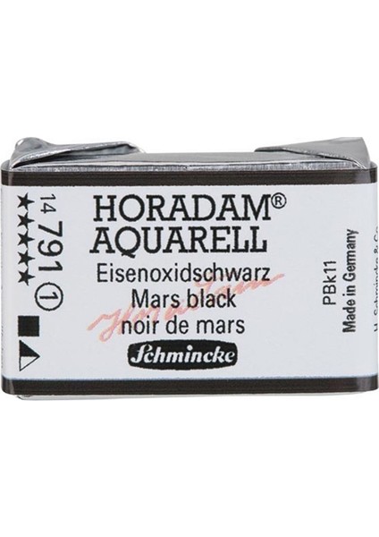 Horadam Artist Sulu Boya Tam Tablet 791 Mars Black
