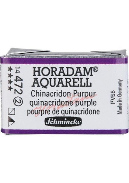 Horadam Artist Sulu Boya Tam Tablet 472 Qinacridone Purple