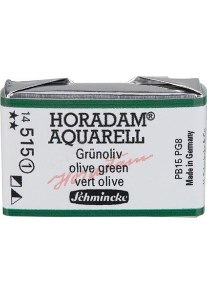 Horadam Artist Sulu Boya Tam Tablet 515 Olive Green