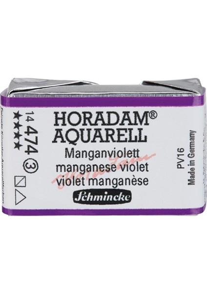 Horadam Artist Sulu Boya Tam Tablet 474 Manganese Violet