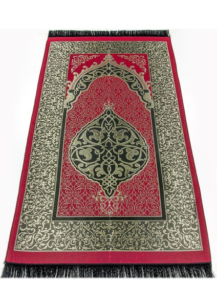 Ekonomik Osmanlı Tafta Seccade 0150 Bordo