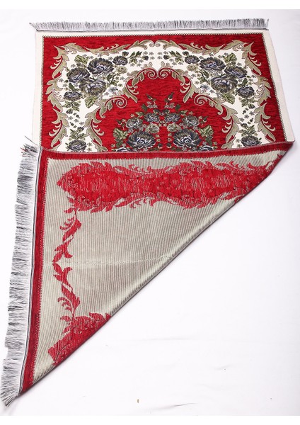 Lüks Gülce Şönil Seccade 0261 Bordo
