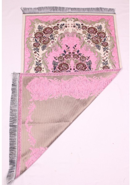 Lüks Gülce Şönil Seccade 0261 Pembe