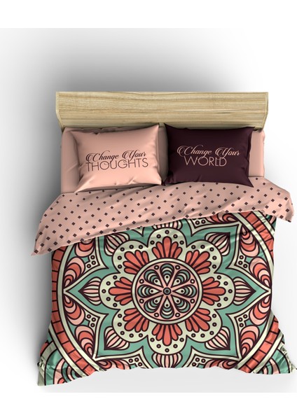 Çift Kişilik Nevresim Takımı-Boho