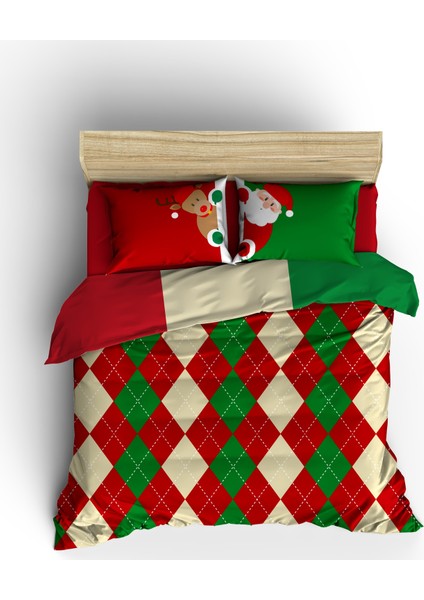Çift Kişilik Nevresim Takımı-Santa