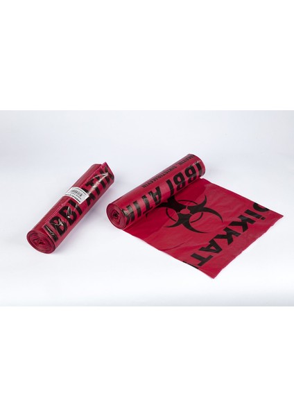 Ambalajstore Tıbbi Atık Poşeti Rulo 65X80 Büyük Boy 200' lü