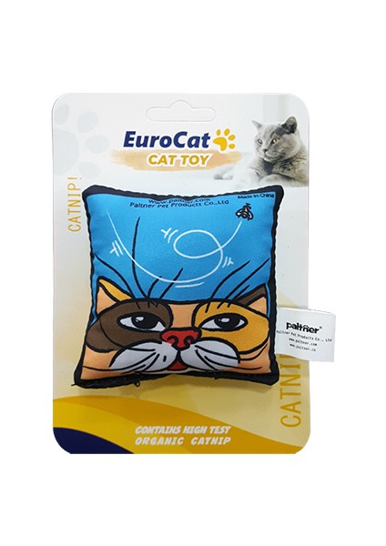 Kedi Oyuncağı Mavi Yastık 8 cm