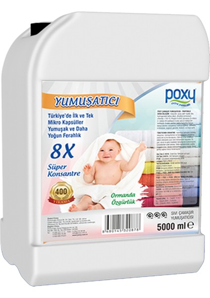Çamaşır Yumuşatıcı 5lt-Ormanda Özgürlük