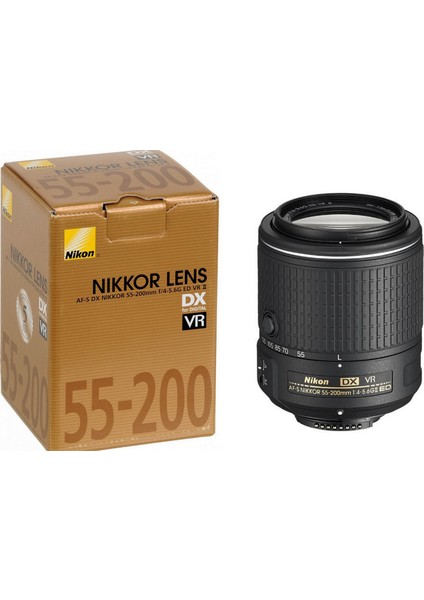 AF-S DX 55-200mm VR II Lens (Distribütör Garantili)