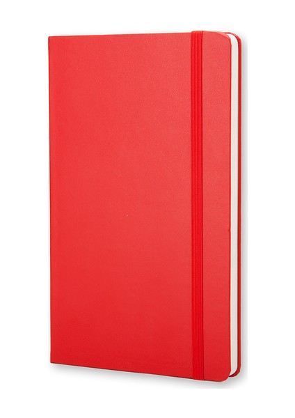 Defter Sert Kapak L Boy Düz Scarlet Red Qp062R