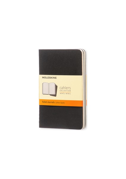 Cahier 3Lü Defter Siyah.Çizg.Cep Boy 64Syf Qp311