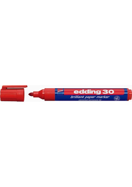 Eddıng Pigment Markör E-30 Kırmızı