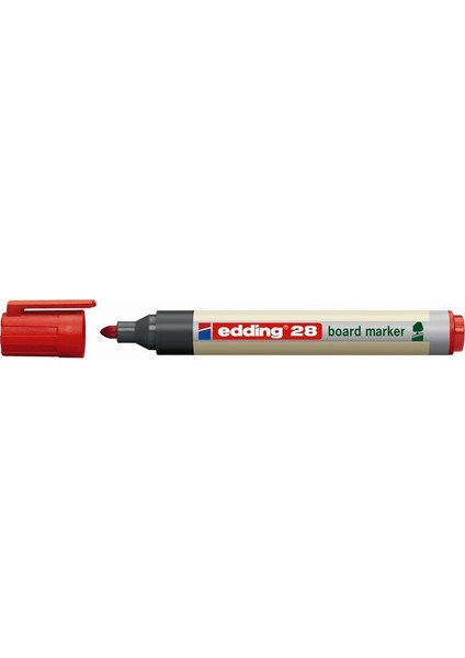 Eddıng Beyaz Tahta Kalemi Çevre D. E-28 Kırmızı