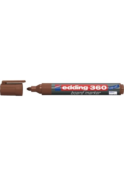 Eddıng Beyaz Tahta Kalemi Cap Off E-360 Kahve