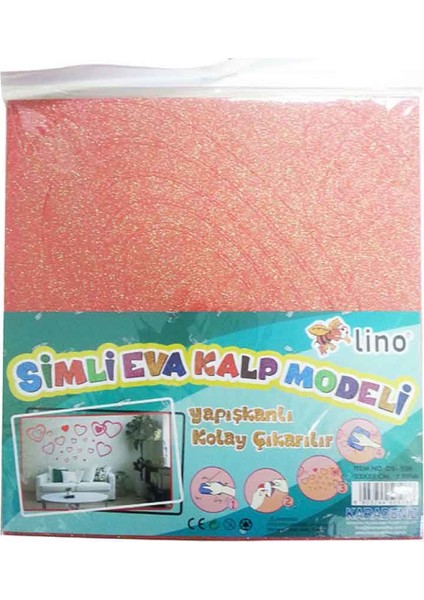 Simli Eva Kalp Modeli 33X35 Cm. 2 Renk Ds-508