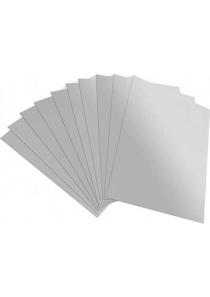Aynalı Karton Gümüş 10'Lu 50X70 2708Jq-G