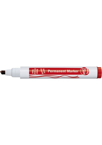 Permanent Markör Kesik Uç Kırmızı 9177