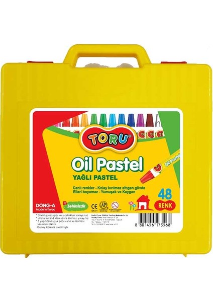 Dong-A Pastel Boya 48 Renk Plastik Çanta 262148