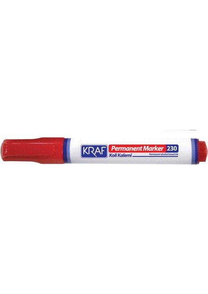 Permanent Markör Yuvarlak Uc 220 Kırmızı