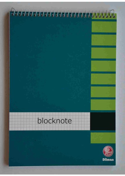 Bloknot Spiralli No:3 Kareli