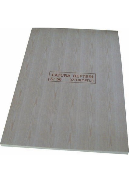 Fatura Defteri Otokopili 5/50 3 Nüsha