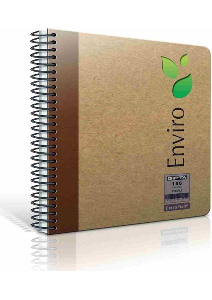 Defter A6 Envıro Spr.Kraft Sert 80Yp.Kar2335