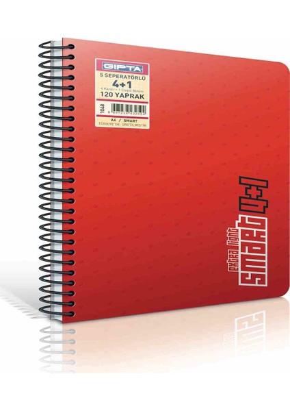 Defter A4 Smart S-Type 4+1 Pp 120Yp. 2350