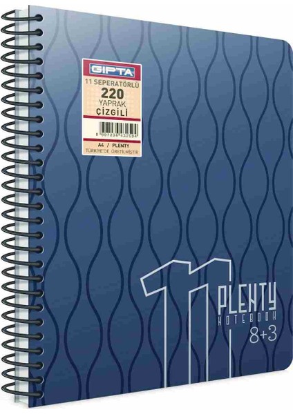 Defter A4 Plenty Spr. Sep. 6+3 Pp 180Yp.1066