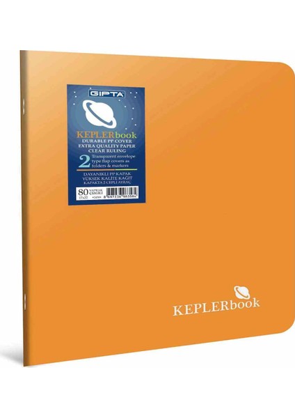 Defter 18,5X26 Kepler Book Pp 80Yp. Kar.2540