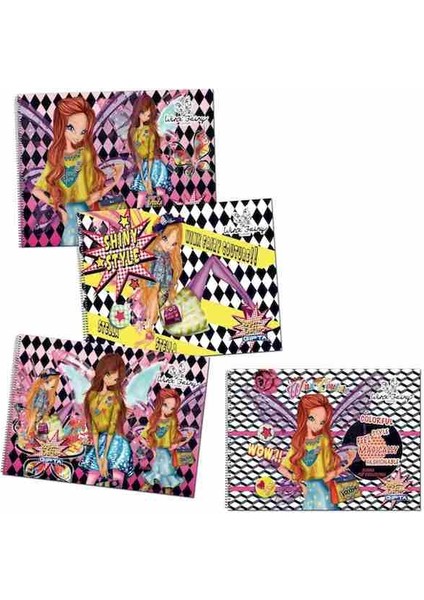 Resim Defteri 17X24 Wınx Faıry Spr.15Yp.3226