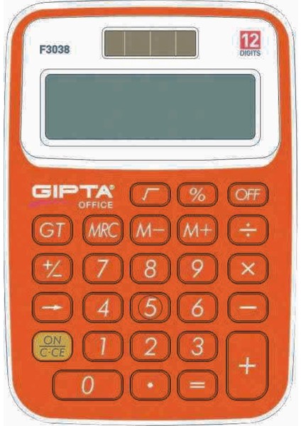 Hesap Makinası 12 Hane Masa Tipi F3038