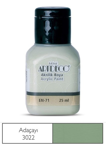 Akrilik Boya 25 Ml Adaçayı 070A-3022