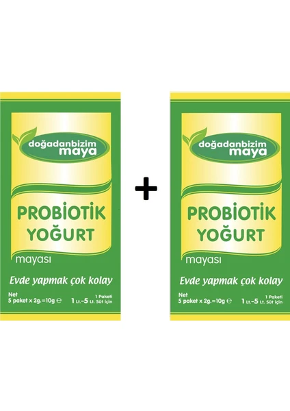 Doğadan Bizim Probiyotik Yoğurt Mayası 2'Li Set