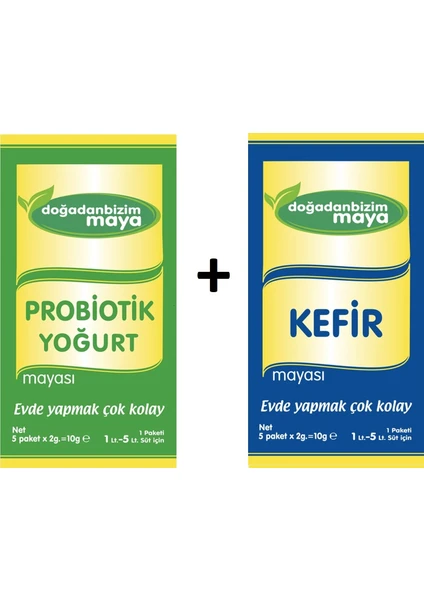 Doğadan Bizim Kefir + Probiyotik Yoğurt Maya