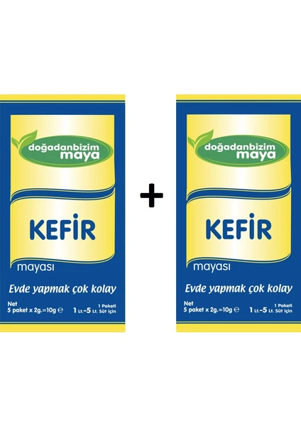 Doğadan Bizim Kefir Mayası 2'Li Set