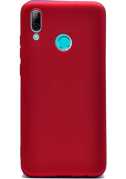 Huawei P Smart 2019 Kılıf Premier Silikon Esnek Arka Koruma Kırmızı