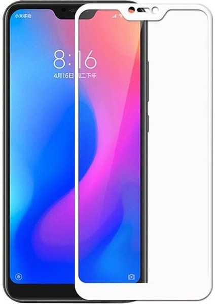 Xiaomi Redmi 6 Pro Full Kapatan Renkli Cam Beyaz