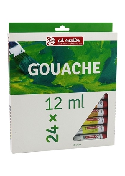 24 Renk Guaj Boya Tüp 12 Ml Rt9021624M