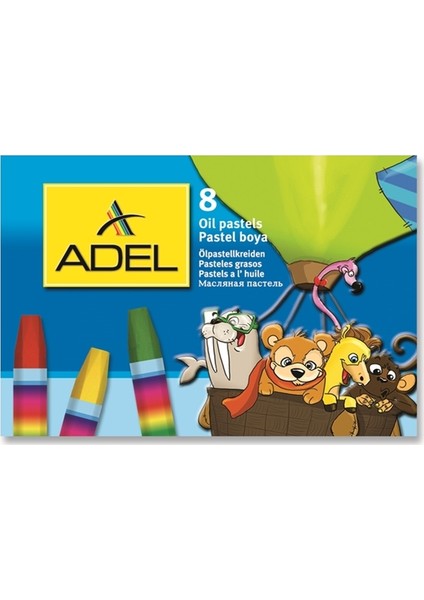 8 Renk Pastel Boya 817001