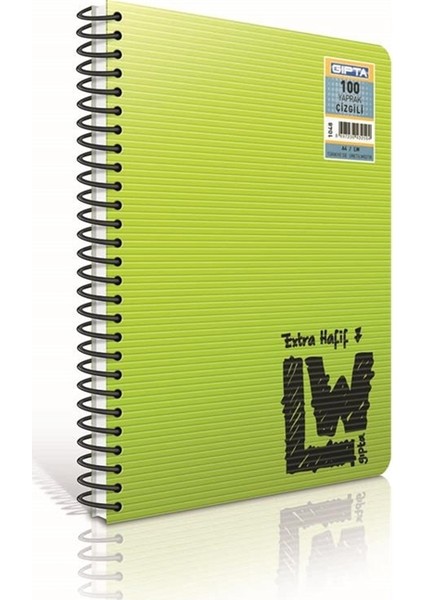 Lw A6 80 Yp Pp Kap.Kareli Defter 2067