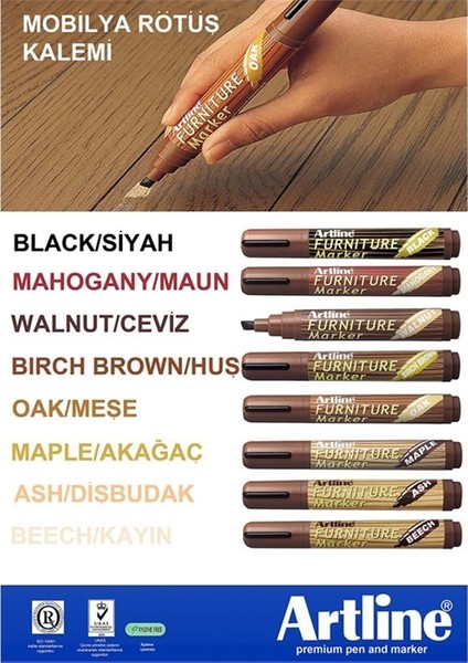 Artlıne Ek-95 Akçaağaç Mobilya Marker Kalemi fiyatları