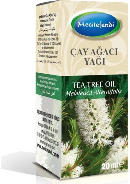 Çay Ağacı Yağı 20 ml (%100 Saf Uçucu) Tea Tree Oil